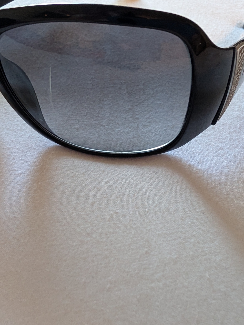 Versace Women's Black Sunglasses with Smoke Lenses - Picture 6 of 10